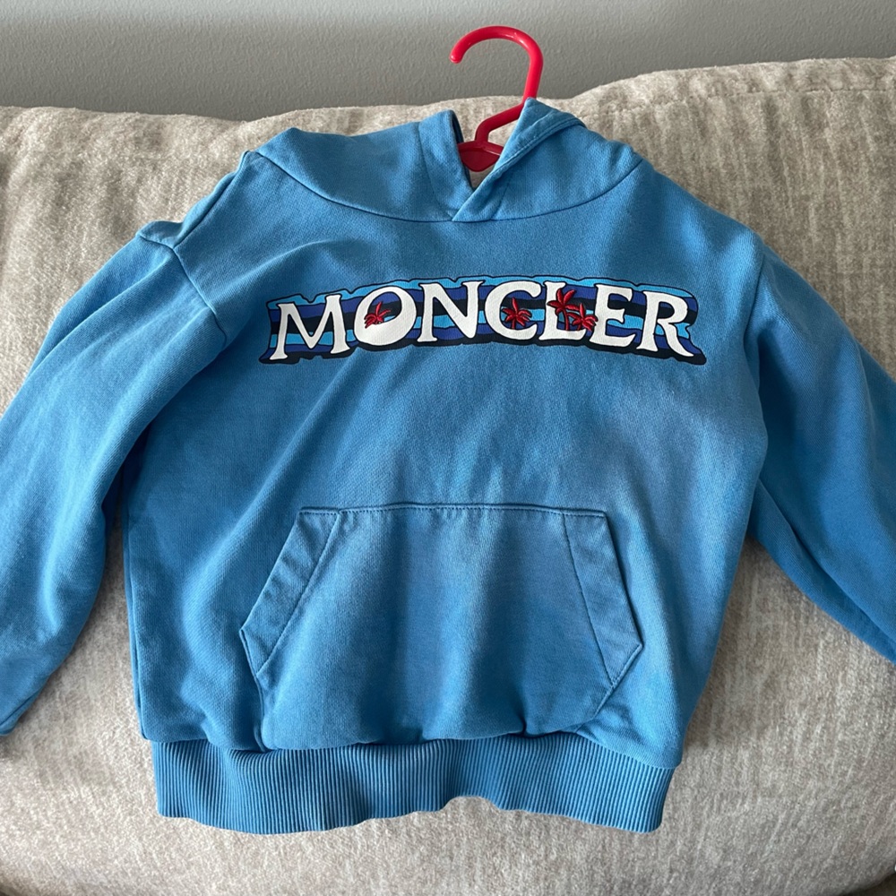 Moncler kids hoodie size 4